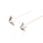 Sterling Silver Star Earrings AESS1338