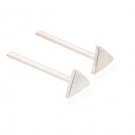 Sterling Silver Small Triangle Earrings AESS1356