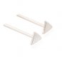 Sterling Silver Small Triangle Earrings AESS1356