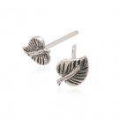 Sterling Silver Bodhi Leaf Earrings AESS1500