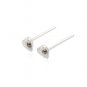 Sterling Silver Small Heart Earrings AESS1502