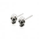 Sterling Silver Skulls Shell Earrings AESS1525