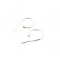 Sterling Silver Loop Shell Earrings AESS1529