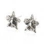 Sterling Silver Orchid Earrings AESS1533