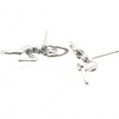 Sterling Silver 'Diving' Earrings AESS1613