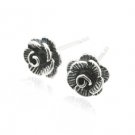 Sterling Silver Rose Earrings AESS1616