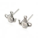 Sterling Silver Tea Pot Earrings AESS1660