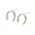 Sterling Silver Horeshoe Earrings AESS1761
