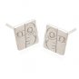 Sterling Silver Artistic Face Earrings AESS1768