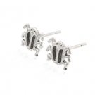 Sterling Silver Scarab Earrings AESS1770
