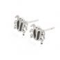 Sterling Silver Scarab Earrings AESS1770