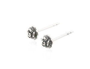 Sterling Silver Frog Earrings AESS1774