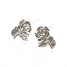 Sterling Silver Rose Earrings AESS1775