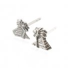 Sterling Silver Pyramid Earrings AESS1776
