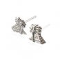Sterling Silver Pyramid Earrings AESS1776