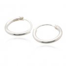 Sterling Silver Hoop Earrings  AESS109