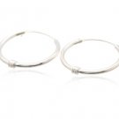 Sterling Silver Hoop Earrings  AESS113
