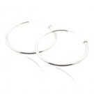 Sterling Silver Hoop Earrings  AESS606
