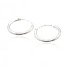 Sterling Silver Hoop Earrings  AESS112