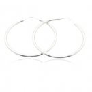 Sterling Silver Hoop Earrings  AESS118