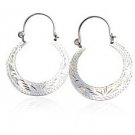 Sterling Silver Hoop Earrings  AESS119