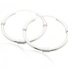 Sterling Silver Hoop Earrings  AESS120