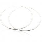 Sterling Silver Hoop Earrings  AESS122