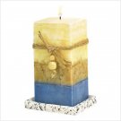 #39222 Multi-Layered Stone Candle