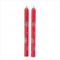 #39217 Snowflake Taper Candles
