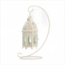 #37439 White Fancy Lantern with Stand