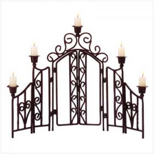 #32404 Scrollwork Candleholder Screen