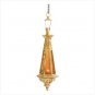 #38373 Amber Teardrop Lantern