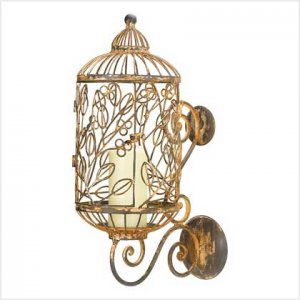 #39036 Birdcage Candle Holder