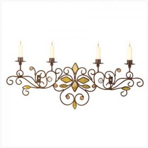 #38030 Metal Wall Candle Holder