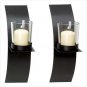 #39066 Mod-Art Candle Sconce Duo