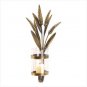 #38255 Metal Cattail Candleholder