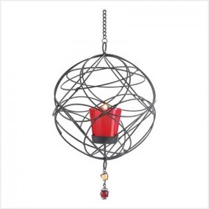 #38953 Wire Webwork Candleholder