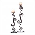 #32395 Scrollwork Tabletop Candlesticks