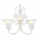 #38434 Distressed Scrollwork Candleholder