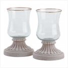 #31503 Gold-Edged Hurricane Candle Lamps
