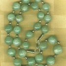 Agate Necklace - Brass Caps and Closure