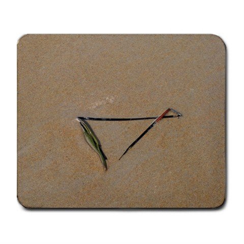 Mousepad FREE SHIPPING Triangle seaweed beach ocean sand summer
