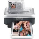 Olympus D555 5.1MP Digital Camera, 2.8x Zoom, 1.8" Display + ILP-100 printer. 300 DPI