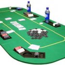 Texas Hold em Folding Table Top with Chip Trays