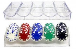 100pc Casino Chip Rack