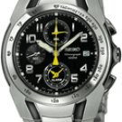 Seiko watch SNA473 Stainless Steel Alarm Chronograph Men's Watches