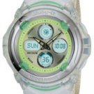 Casio Green Baby-G Analog and Digital Watch