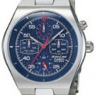 Casio Blue Redline Mens Watch with a Metal Band featuring Analog Timekeeping