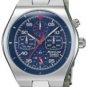 Casio Blue Redline Mens Watch with a Metal Band featuring Analog Timekeeping