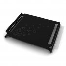 Etched Beakfast Tray - Black - Autumn Leaves